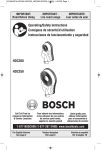 Bosch HDC200 Use and Care Manual