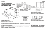 Prime-Line D 1558 Instructions / Assembly