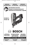 Bosch FNH180KL-16 Use and Care Manual