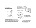 Prime-Line G 3063 Instructions / Assembly