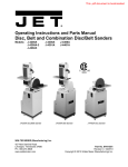 JET 414600 Use and Care Manual