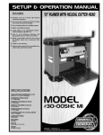 General International 30-005HC M1 Use and Care Manual