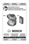 Bosch GSL 2 Use and Care Manual