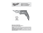 Milwaukee 6852-20 Use and Care Manual