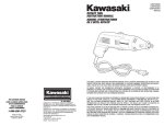 Kawasaki 840589 Use and Care Manual