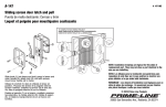 Prime-Line A 147 Instructions / Assembly
