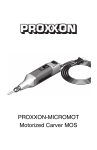 Proxxon 38644 Use and Care Manual
