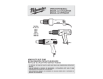 Milwaukee 8988-20 Use and Care Manual