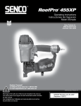 Senco 3D0101N Use and Care Manual