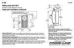 Prime-Line A 120 Instructions / Assembly