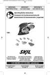 Skil 7302-02 Use and Care Manual