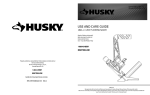 Husky HD18GLCN Use and Care Manual