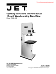 JET 708749B Use and Care Manual