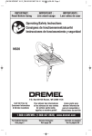 Dremel MS20-01 Use and Care Manual