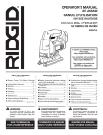RIDGID R8831B Use and Care Manual