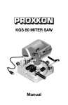 Proxxon 37160 Use and Care Manual