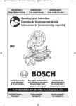 Bosch CM12 Use and Care Manual