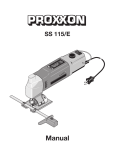 Proxxon 38530 Use and Care Manual