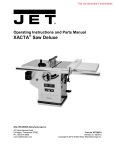 JET 708675PK Use and Care Manual