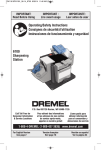 Dremel 6700-01 Use and Care Manual