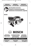 Bosch BSH180BL Use and Care Manual