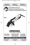 Dremel SM20-DR-RT Use and Care Manual
