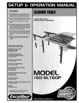General International 50-SLT60P Use and Care Manual