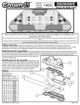 Milescraft 14050203 Instructions / Assembly