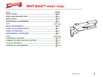 Arrow Fastener RHT300 Use and Care Manual