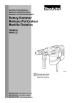 Makita HR4013C Use and Care Manual