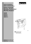 Makita HR2811FX Use and Care Manual