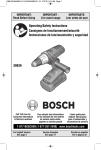 Bosch 38636-01 Use and Care Manual