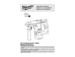 Milwaukee 2605-22 Use and Care Manual