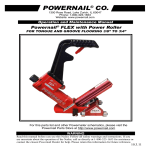 POWERNAIL 50PFLEXPRW Use and Care Manual