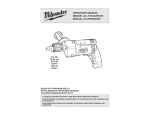 Milwaukee 0234-6 Use and Care Manual