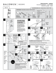 Baldwin 9BR1801-696 Instructions / Assembly