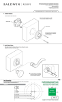 Baldwin 9BR3510-010 Instructions / Assembly