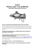 BLACK BULL EJ212 Instructions / Assembly