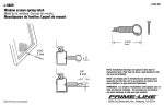Prime-Line L 5659 Instructions / Assembly