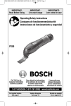 Bosch PS50-2BL Use and Care Manual
