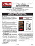 Ryobi ES2000 Use and Care Manual