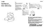 Prime-Line U 9809 Instructions / Assembly