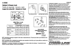 Prime-Line U 9940 Instructions / Assembly