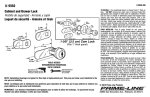 Prime-Line U 9950 Instructions / Assembly
