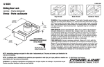 Prime-Line U 9839 Instructions / Assembly