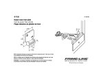 Prime-Line R 7126 Instructions / Assembly