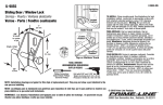 Prime-Line U 9855 Instructions / Assembly