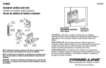 Prime-Line H 3553 Instructions / Assembly