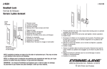 Prime-Line J 4524 Installation Guide