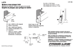 Prime-Line L 5771 Instructions / Assembly